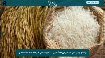 ارتفاع جديد في سعر أرز الشعير… تعرف على قيمته المحدثة الآن!
